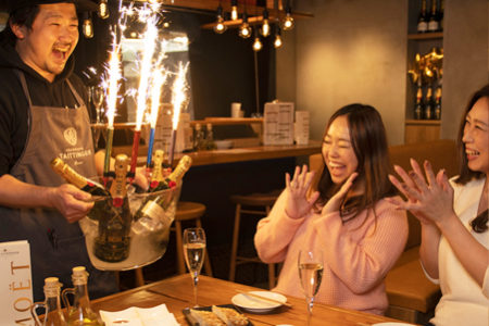 シャンパン花火!?