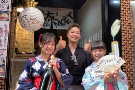 浴衣でMOËT2019